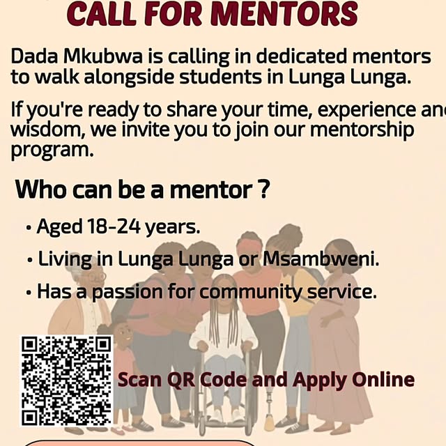 Call for Mentors - Lunga Lunga