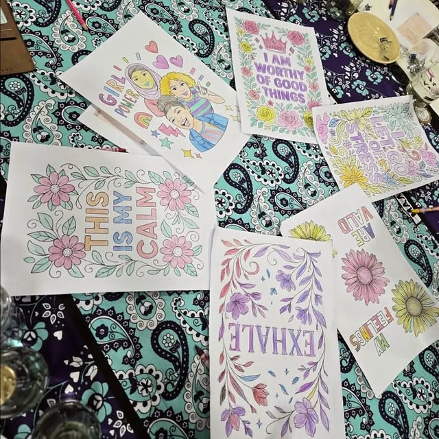 Affirmation Art & Coloring