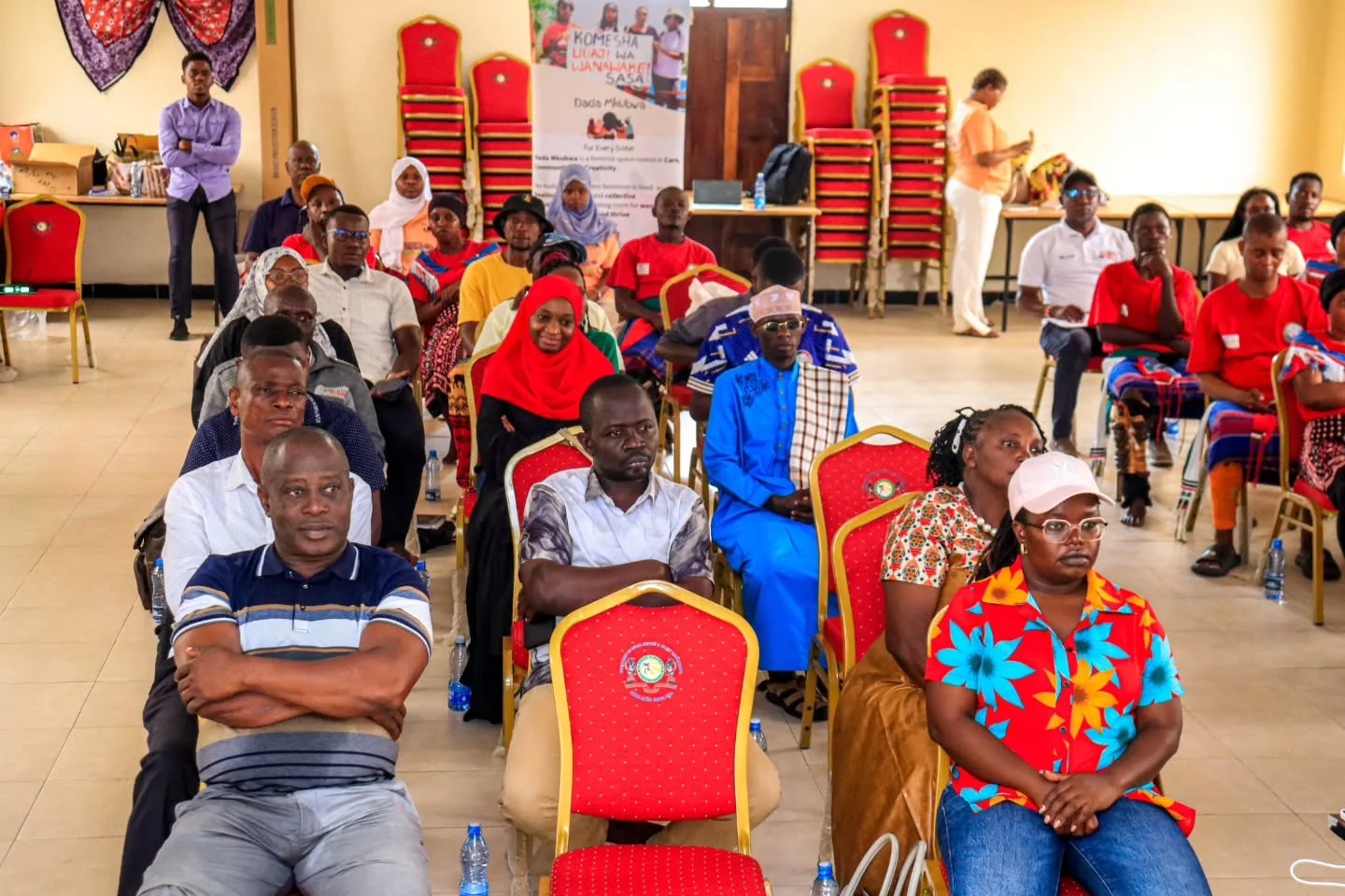 A wide view of participants gathered for the Amka Nawi launch screening.