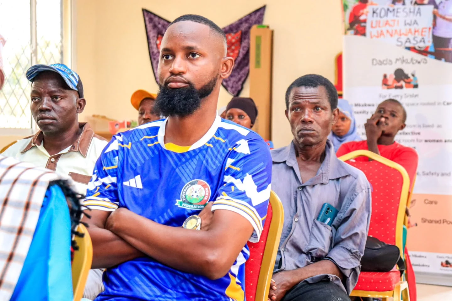 Participants sit together at the Amka Nawi launch gathering.